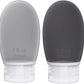 Silicone Travel Bottles for Toiletries TSA Approved Travel Size Containers Set 4 Pack Portable Leak Proof Refillable Cosmetic Squeeze Bottles Shampoo Hair Conditioner Body Lotion Bath Shower Gel