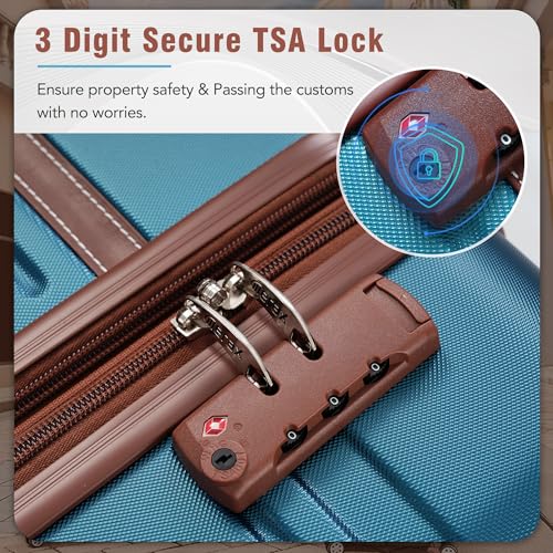 Suitcase Set 28 IN Expandable Luggage with TSA Lock Spinner Wheels (3 Count)