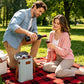 2 Bottle Insulated Wine Tote Carrier Bag