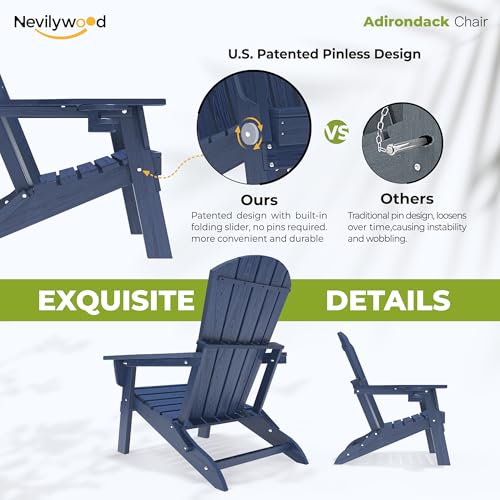 Folding Adirondack Chairs Set of 4 (4 Count)