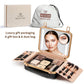 Lighted Makeup Case with Mirror + 10x Mini Mirror