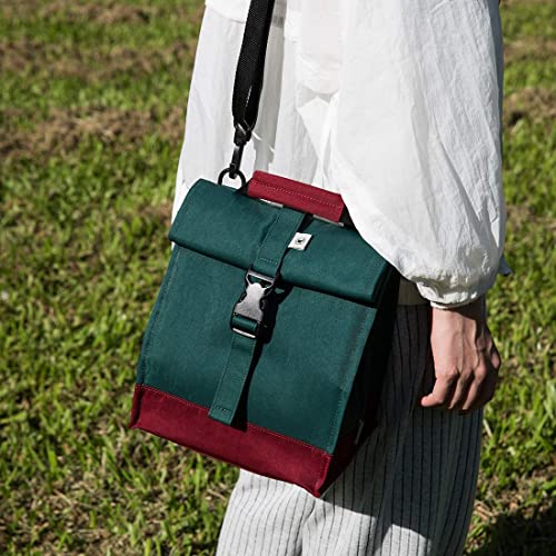 Insulated Lunch Bag Rolltop Lunch Box