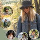 Water Resistant UPF 50+ Sun Bucket Hat Packable Brimmed for Women Men Black