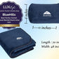 Premium Soft Rolled Travel Blanket Pillow Airplane