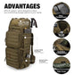 75L Molle Hiking Internal Frame Backpacks with Rain Cover for Camping