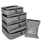 5 Set Packing Cubes for Travel Large Suitcase Luggage Organizer Bags Travel Accessories Vacation 4 Cubes 1 Laundry Pouch Bag (5 Count)