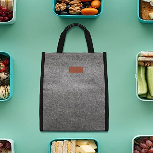 Lunch Bags for Women Insulated Reusable Lunch Tote with Internal Pocket
