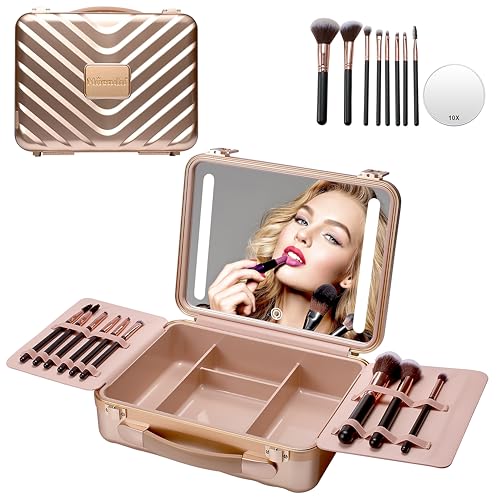 Travel Makeup Case with Mirror