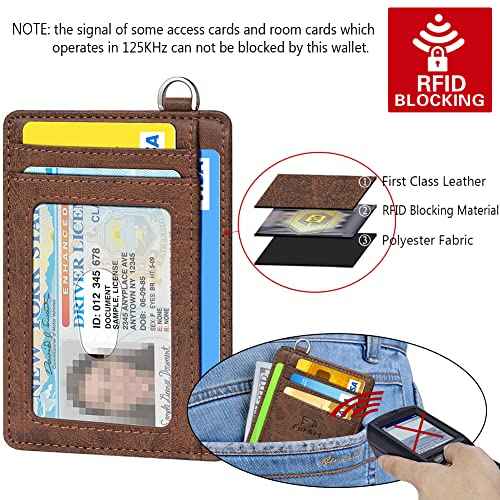 Slim Minimalist Wallet RFID Credit Card Holder for Men