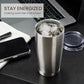 20oz Tumbler 8 Pack Double Wall Vacuum Insulated Travel Mug Bulk (8 Count)