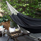 Cotton Camping Hammock Portable with Tree Straps Holds 660lbs