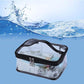 Black Makeup Bag Zipper Waterproof Portable Travel Storage Pouch 2 Pcs (2 Count)