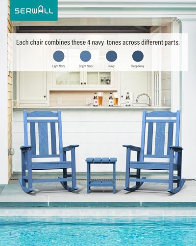 Oversized Outdoor Rocking Chairs Set of 2 (2 Count)