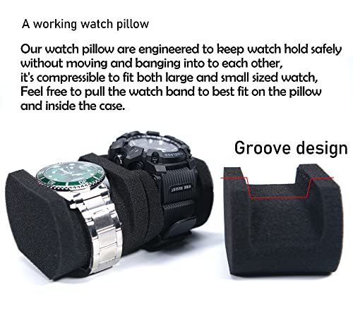 2 slot Hard Watch Travel Case