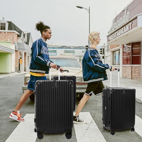 Black Luggage Set 3 Piece (3 Count)