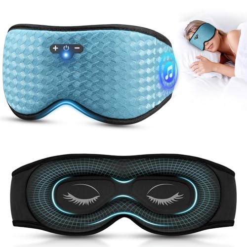 3D Sleep Mask with Bluetooth Headphones