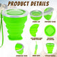 12 Pcs Silicone Collapsible Cup with Lid