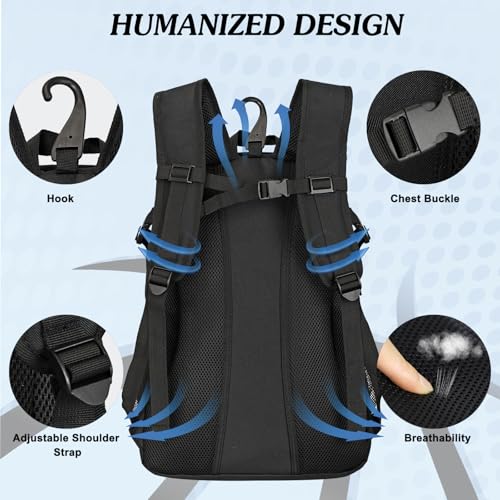 Basketball Backpack Large Sports Basketball Bag with Dedicated Ball Slot & Ventilated Shoe Compartment for Soccer Volleyball Gym Training Travel