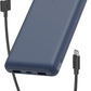 Belkin Portable Charger, USB C Power Bank 20000 mAh w/ 2 USB-A Ports, 15W w/ Type-A to Type-C Cable for iPhone 16, 15, Plus, Pro, Max, Samsung Galaxy S25, S24, Google Pixel 10, iPad, etc. - Blue