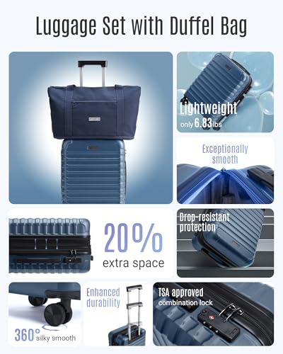 Luggage Sets Carry On Luggage 22x14x9 (2 Count)
