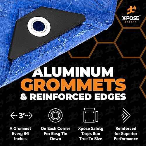 Better Blue Poly Tarp 9' x 12' (20 Count)
