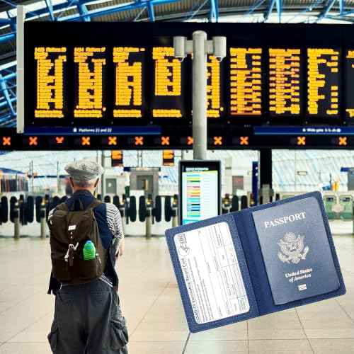 2 Pack Passport Covers & Vaccine Card Holder