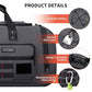 Duffle Bag for Men 3 in 1 Convertible 40L Nylon Gym Travel Backpack