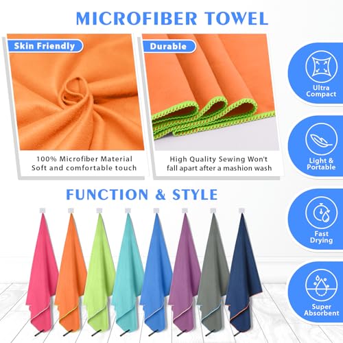Microfiber Camping Towels (2 Count)