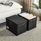 15" Fabric Storage Box with Lids (3 Count)