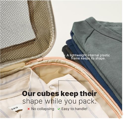 Premium Compression Packing Cubes for Travel