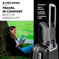 Lightweight Airplane & Travel Blanket with Foot Pockets