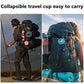 4 Pack Silica gel Collapsible Travel Cup 270ml