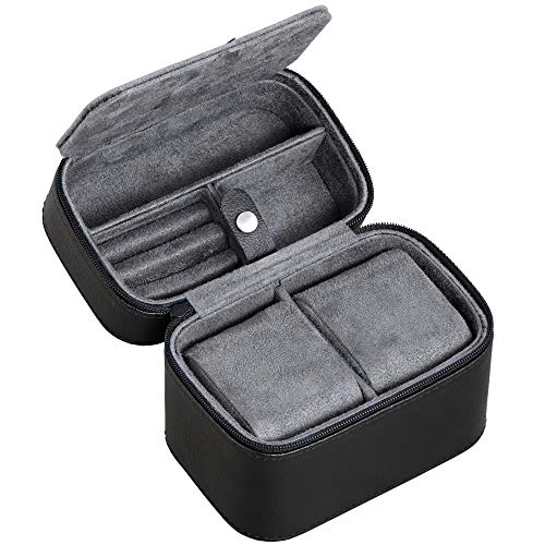 Gift Set 6 Slot Leather Watch Box and 2 Watch Travel Case