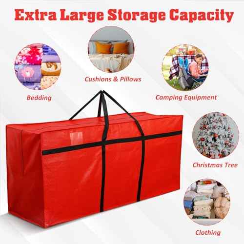 4 Pcs 194 Gallon Extra Large Moving Bags Heavy Duty Storage Bag (4 Count)
