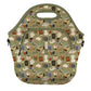 LunchTote Zippered Bag Insulated Neoprene Caddy (Book Club / X-Large 6.5 Quart Lunch Tote)