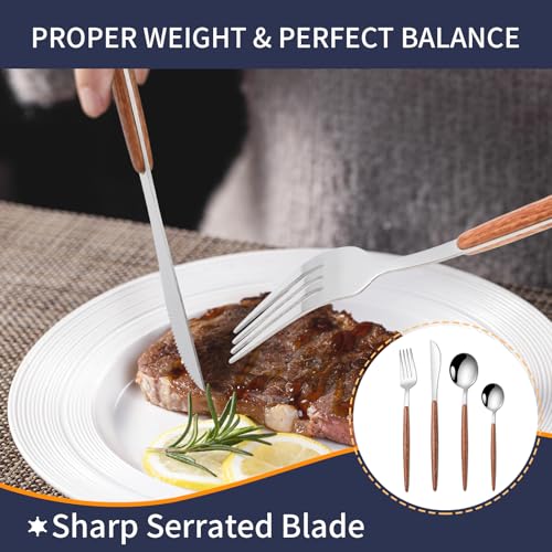 16 PCS Silverware Set for 4 (16 Count)