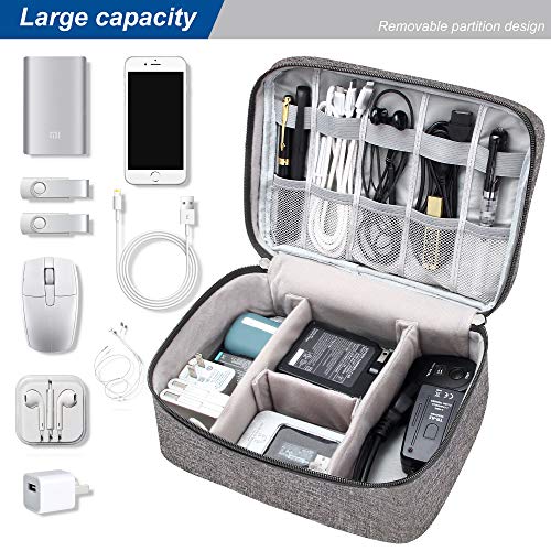 Electronics Organizer Travel Universal Cable Organizer Bag Waterproof Electronics Accessories Storage Cases for Cable