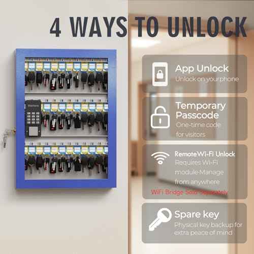 72 Key Smart Key Lock Box
