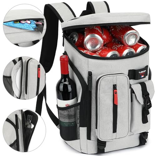 36 Cans Backpack Cooler Insulated Leakproof Soft Large Cooler Bag
