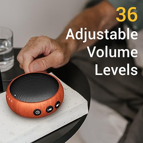 Sound Machine Small White Noise Machine with 30 Soothing Sounds Sleep Machine for Baby Kids Adults Natural Sounds Rain Fan Brown Pink Nosie Machine with 36 Volume Levels for Office Home Travel