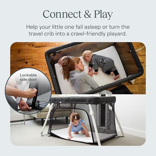 Travel Crib Includes Lightweight Backpack Design