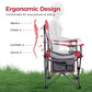 Heavy Duty 400lbs Mesh Back Camping Chairs with Lumbar Support