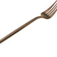 Matte Rose Gold Silverware Set,Gugrida 5-Piece 18/10 Stainless Steel Satin Finish Flatware Set,Kitchen Utensil Set,Tableware Travel Cutlery Set for Camping Office or School Lunch, Dishwasher Safe