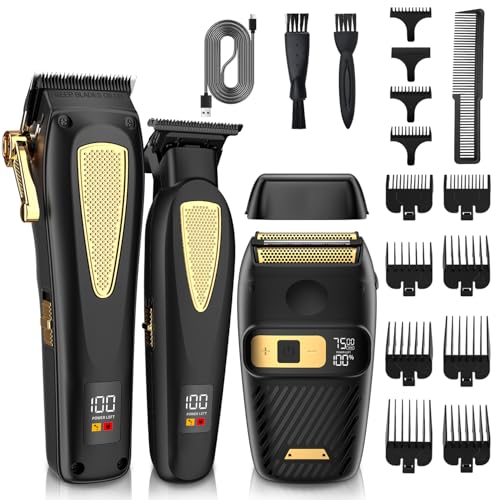 Hair Clippers for Men Cordless Hair Trimmer Electric Shavers for Men Set