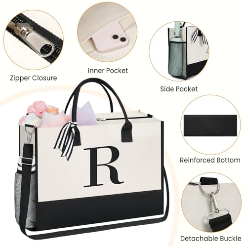 Personalized Initial Tote Bag