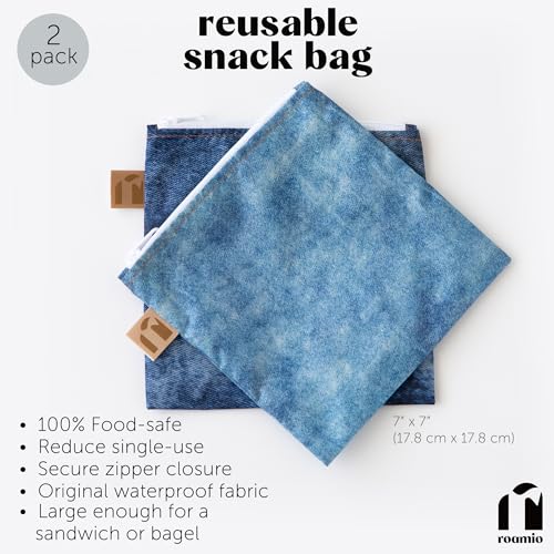 Roamio Reusable Sandwich and Snack Bags