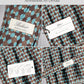 Folding Umbrella Real Wood Handle Kimono Brown Aqua