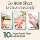 Paper Soap Sheets Tin for Traveling (300 Count)