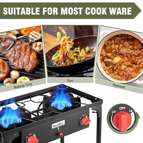 2 Burner Camping Stove