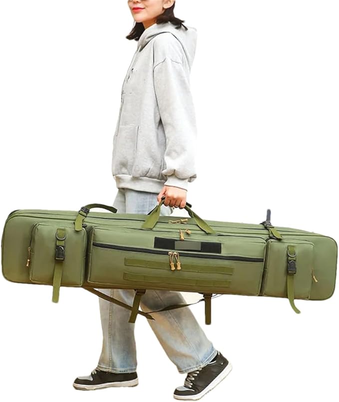 Suwequest 70CM-130CM Multifunctional Waterproof Bags Large Fishing Reel Gear Outdoor Fishing Rod Bag Storage Case